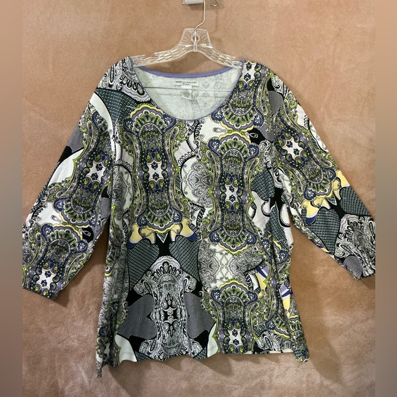 Rebecca Malone Tops - Rebecca Malone Multicolor Paisley Blouse